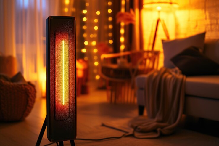 warm ambience light in stylish home decor